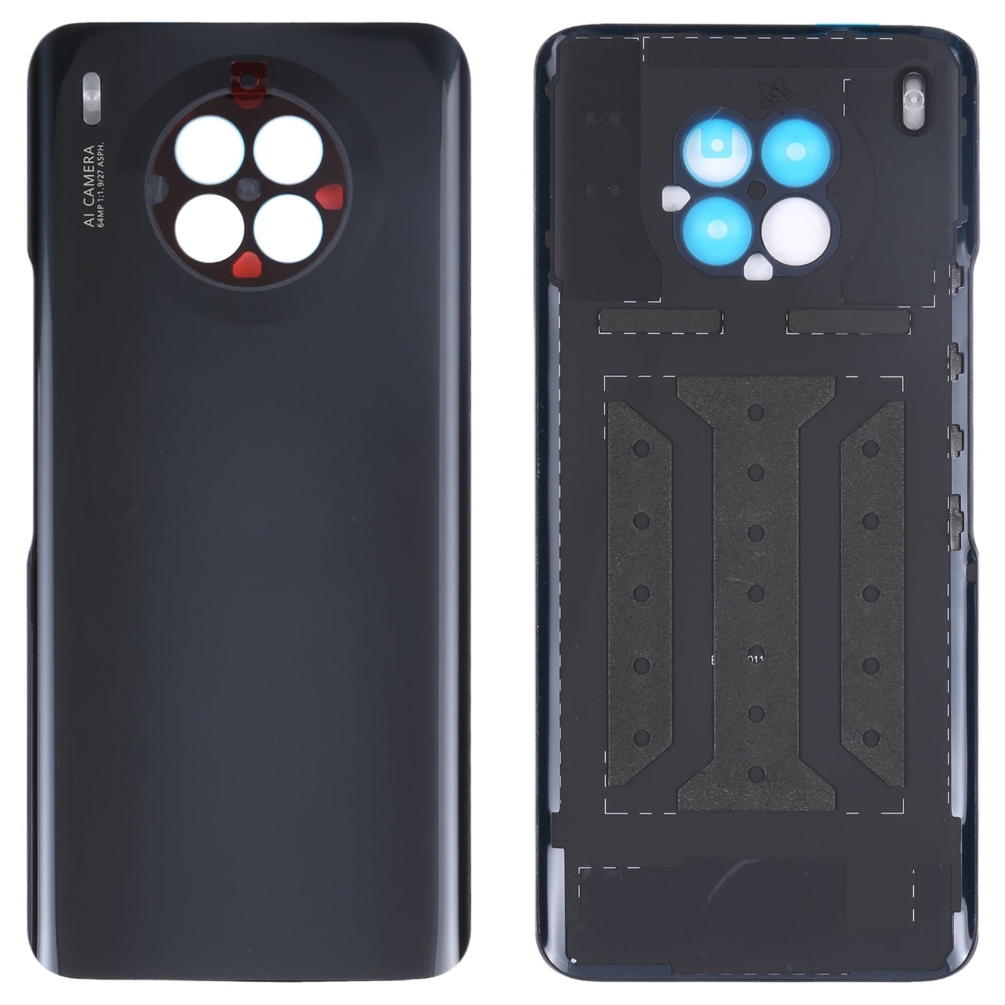 Original Battery Back Cover for Honor 50 Lite(Black)