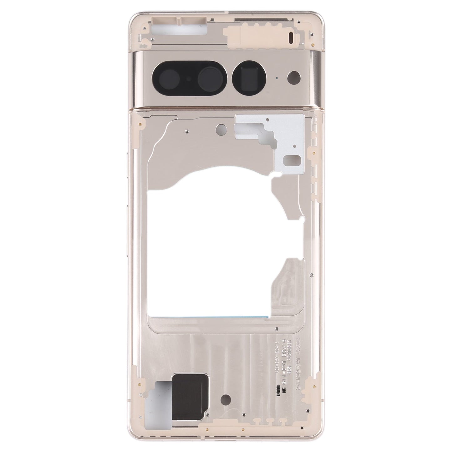 For Google Pixel 7 Front Housing LCD Frame Bezel Plate(Gold)