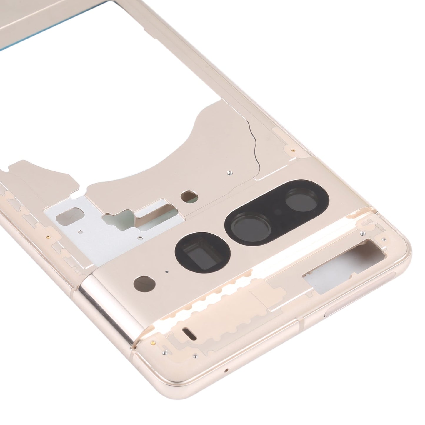 For Google Pixel 7 Front Housing LCD Frame Bezel Plate(Gold)