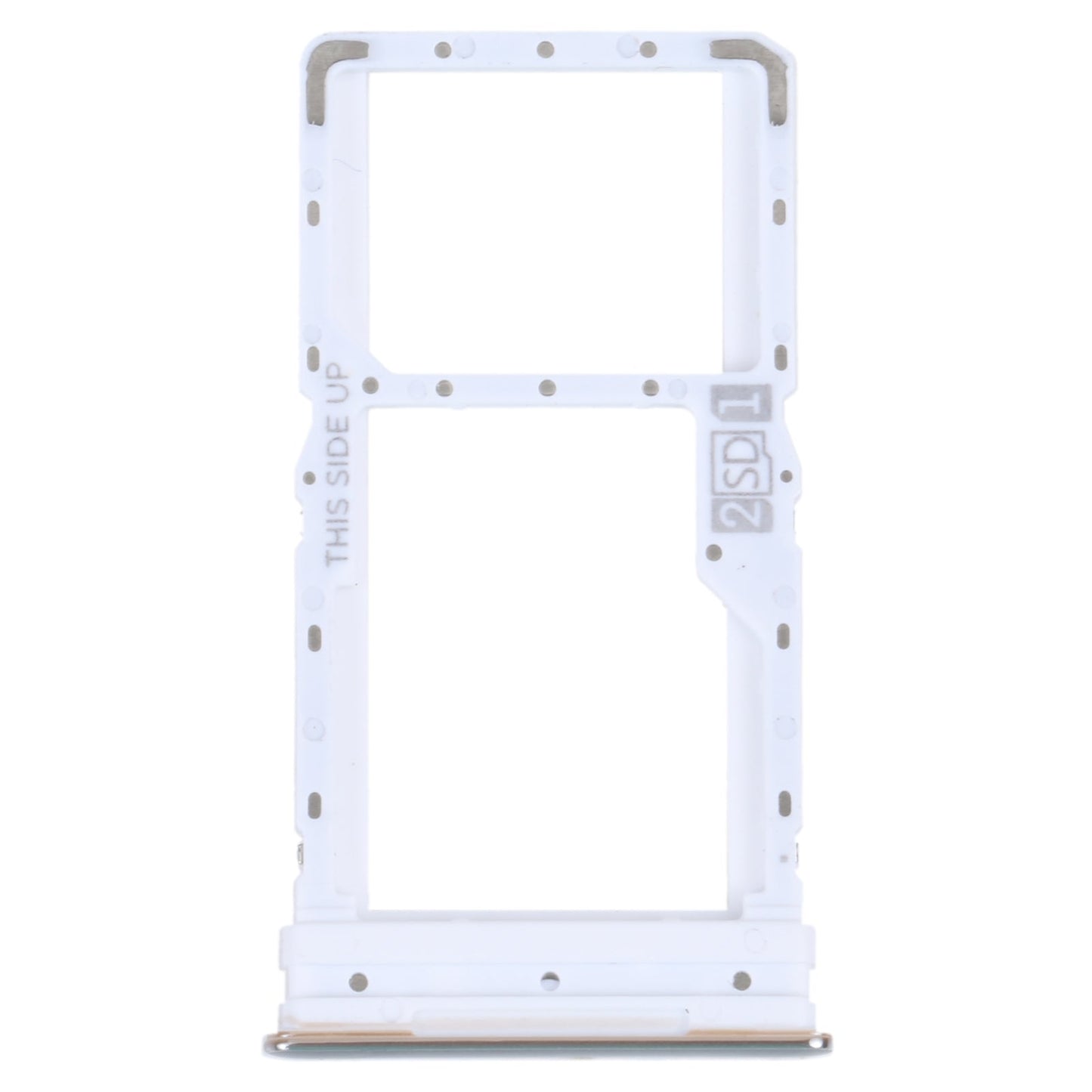 For Motorola Moto G52 SIM Card Tray + SIM / Micro SD Card Tray (Silver)