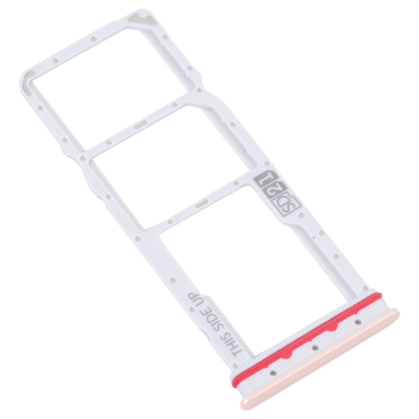 For Motorola Moto G32 SIM Card Tray + SIM Card Tray + Micro SD Card Tray (Gold)