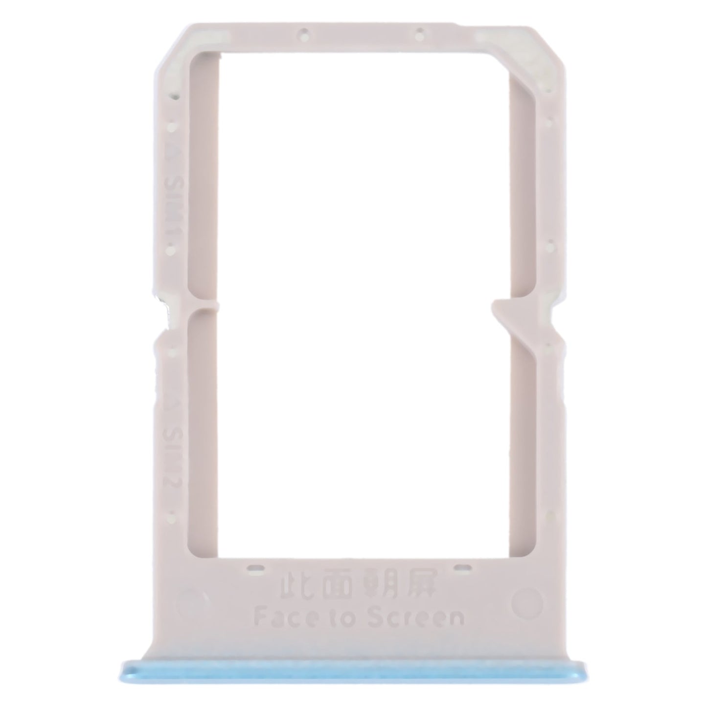 For OPPO A72 4G / A92 4G SIM Card Tray + SIM Card Tray (Blue)