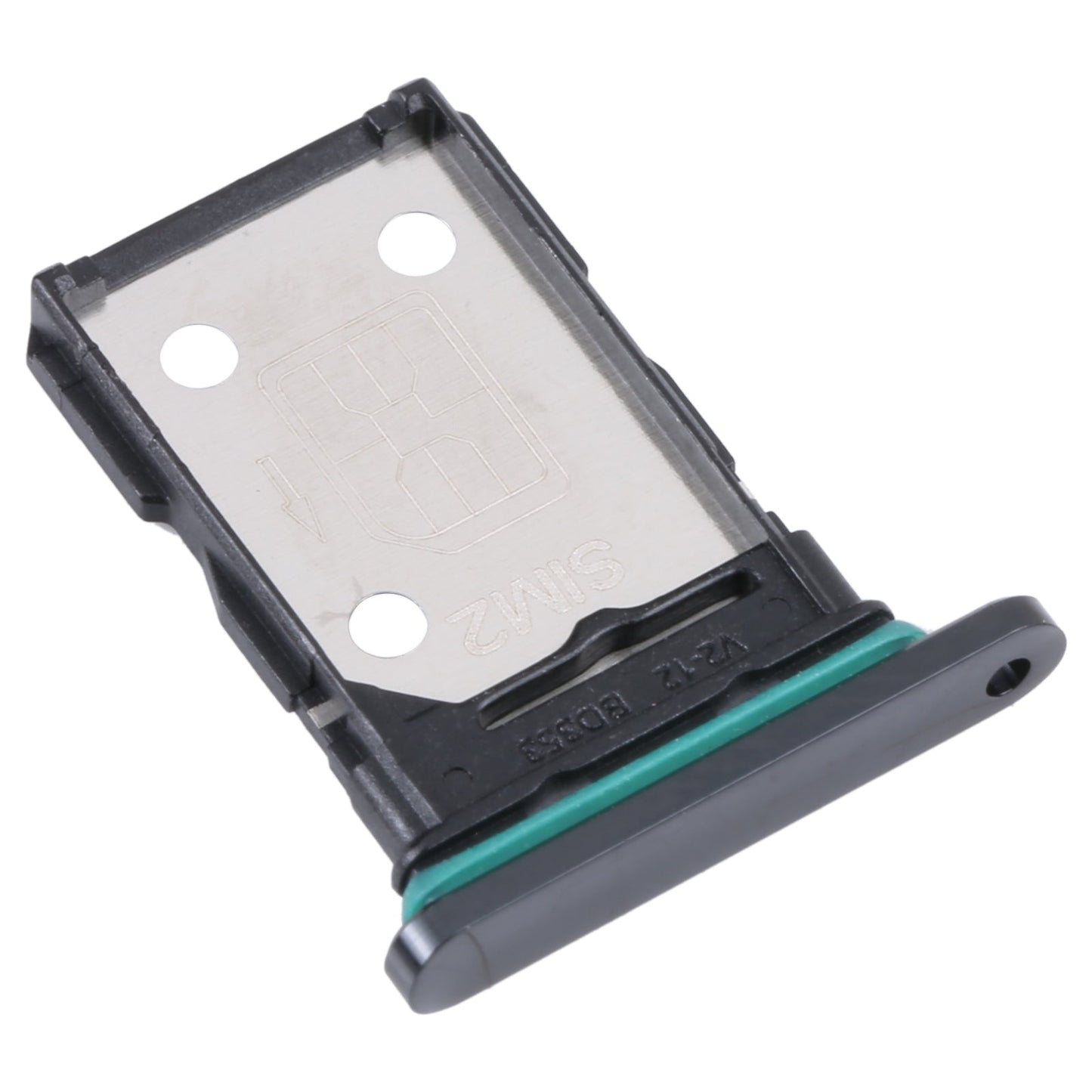 For OPPO Reno5 Pro 5G SIM Card Tray + SIM Card Tray (Black)