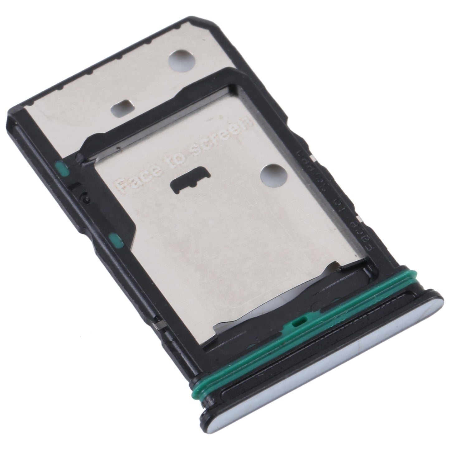 For OPPO Reno7 5G China / Reno7 5G SIM Card Tray + SIM Card Tray + Micro SD Card Tray (Black)