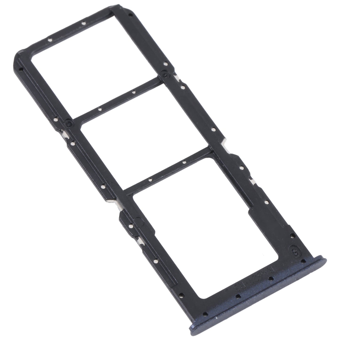 For OPPO K9x SIM Card Tray + SIM Card Tray + Micro SD Card Tray (Black)