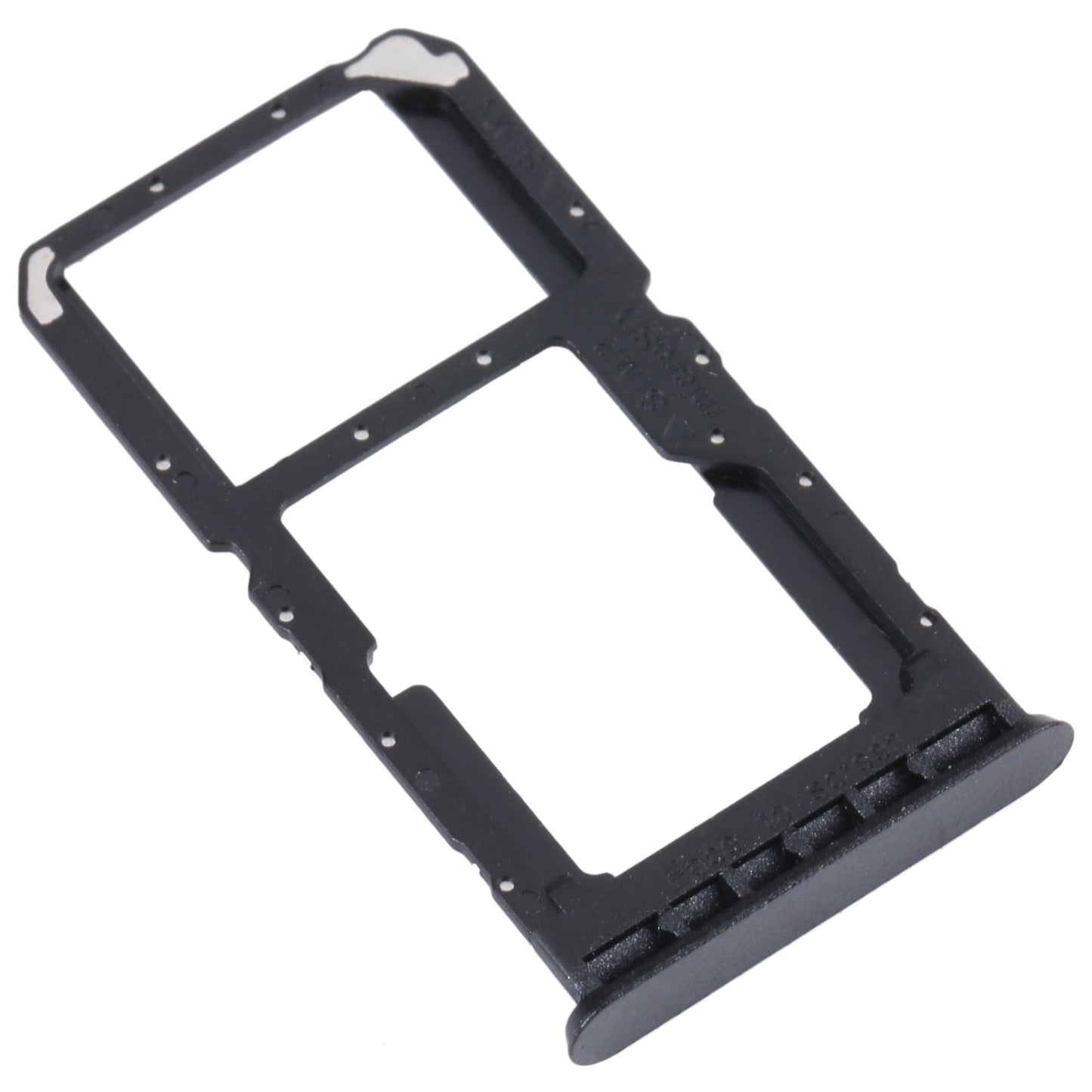 For OPPO A96 4G SIM Card Tray + SIM / Micro SD Card Tray (Black)