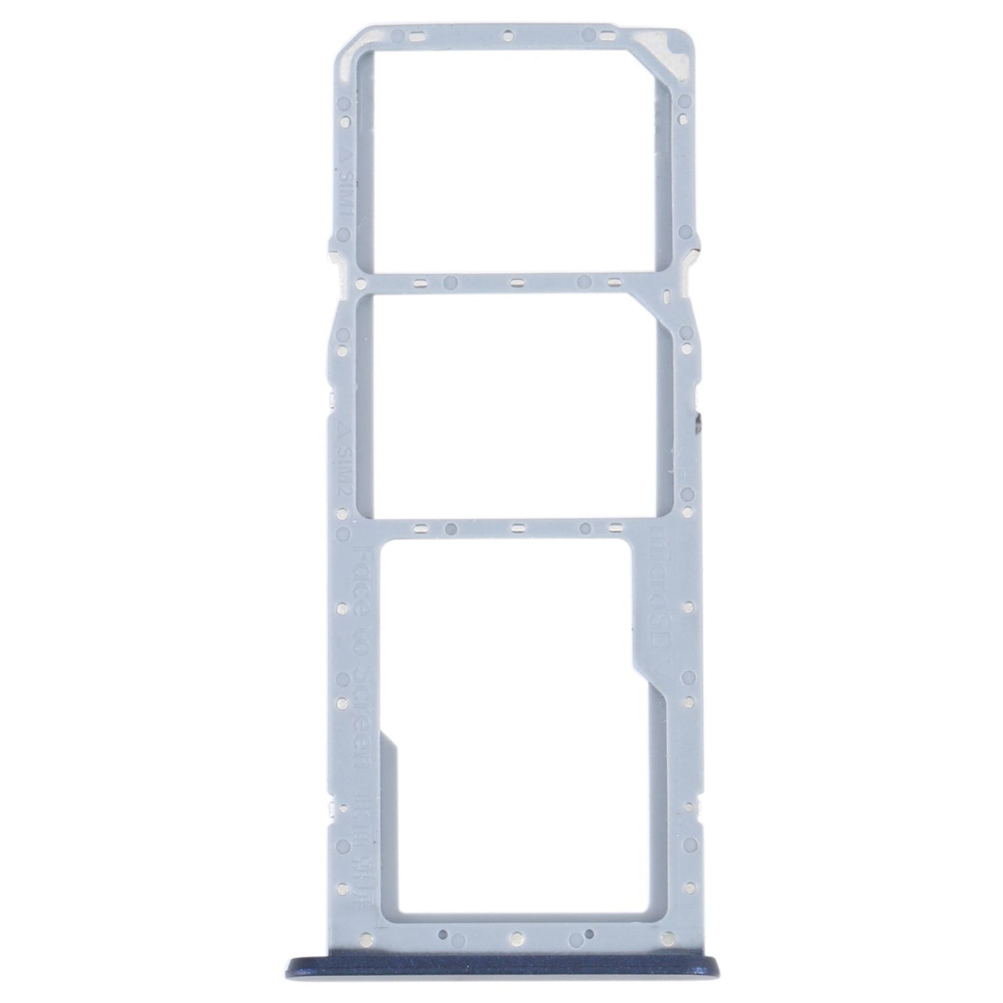 For OPPO A17 SIM Card Tray + SIM Card Tray + Micro SD Card Tray (Black)