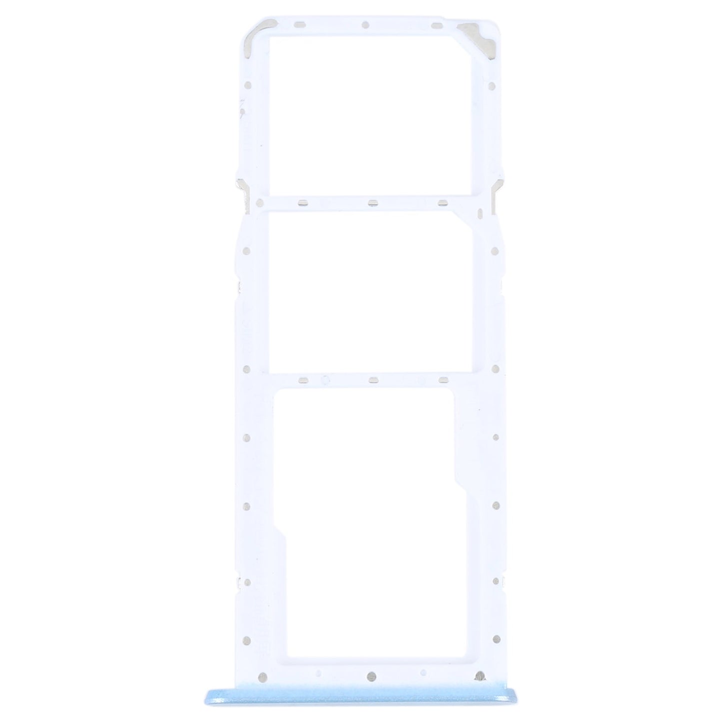 For OPPO A17 SIM Card Tray + SIM Card Tray + Micro SD Card Tray (Blue)