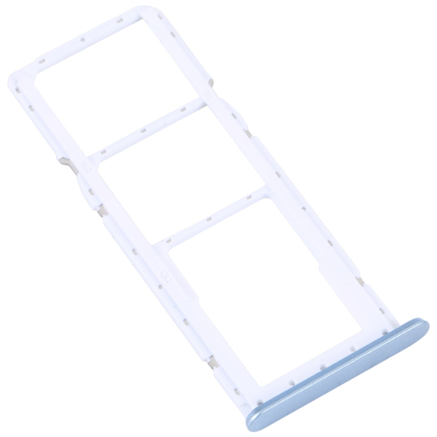For OPPO A17 SIM Card Tray + SIM Card Tray + Micro SD Card Tray (Blue)