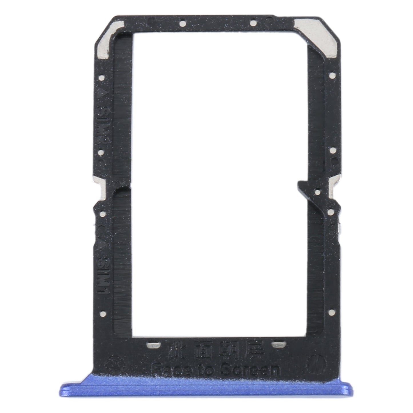 For Realme 9 Pro+ SIM Card Tray + SIM Card Tray (Blue)