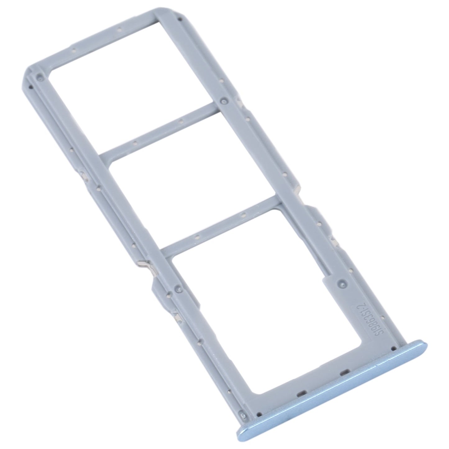 For Realme C30 SIM Card Tray + SIM Card Tray + Micro SD Card Tray (Blue)