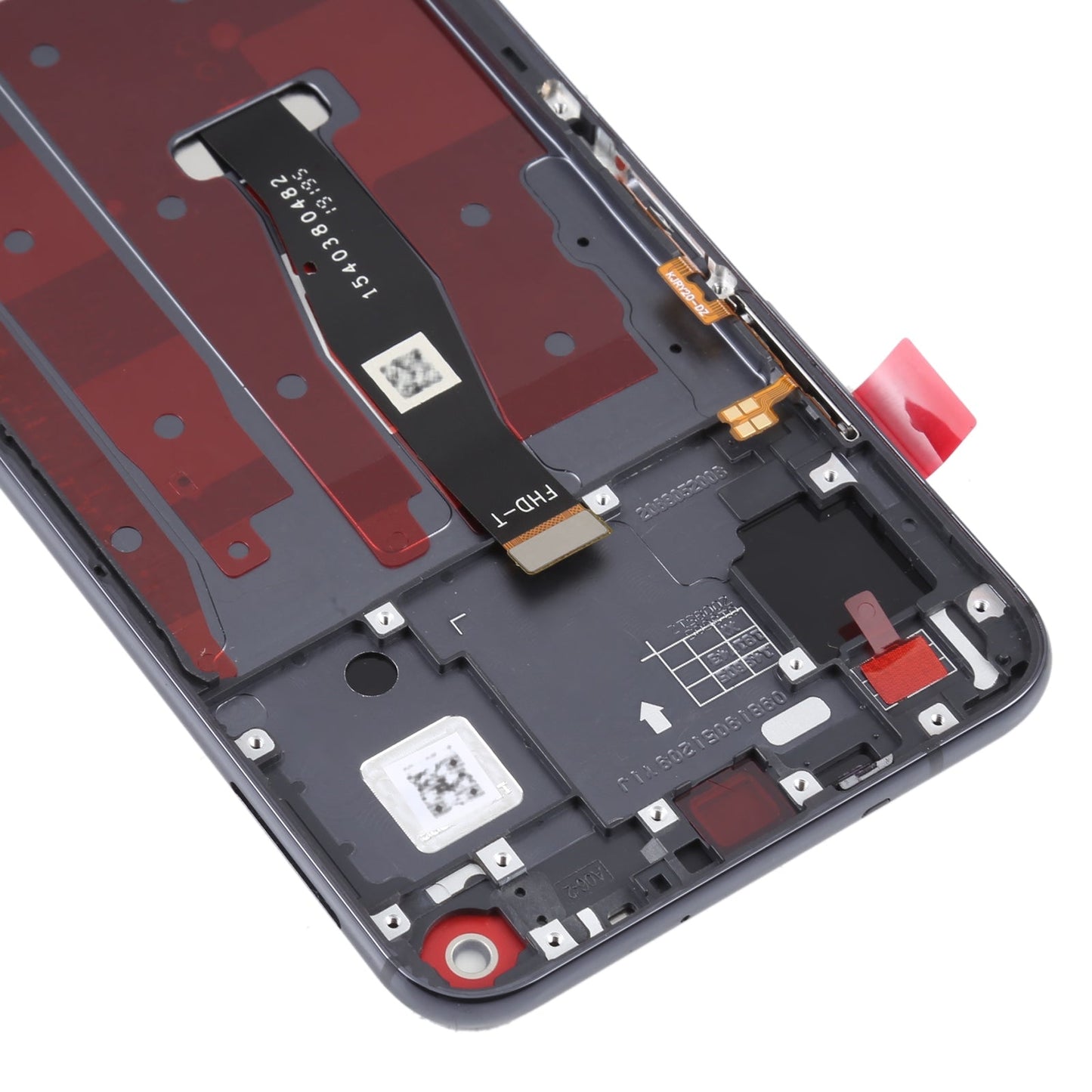 Original LCD Screen For Honor 20 / Huawei Nova 5T Digitizer Full Assembly with Frame(Black)