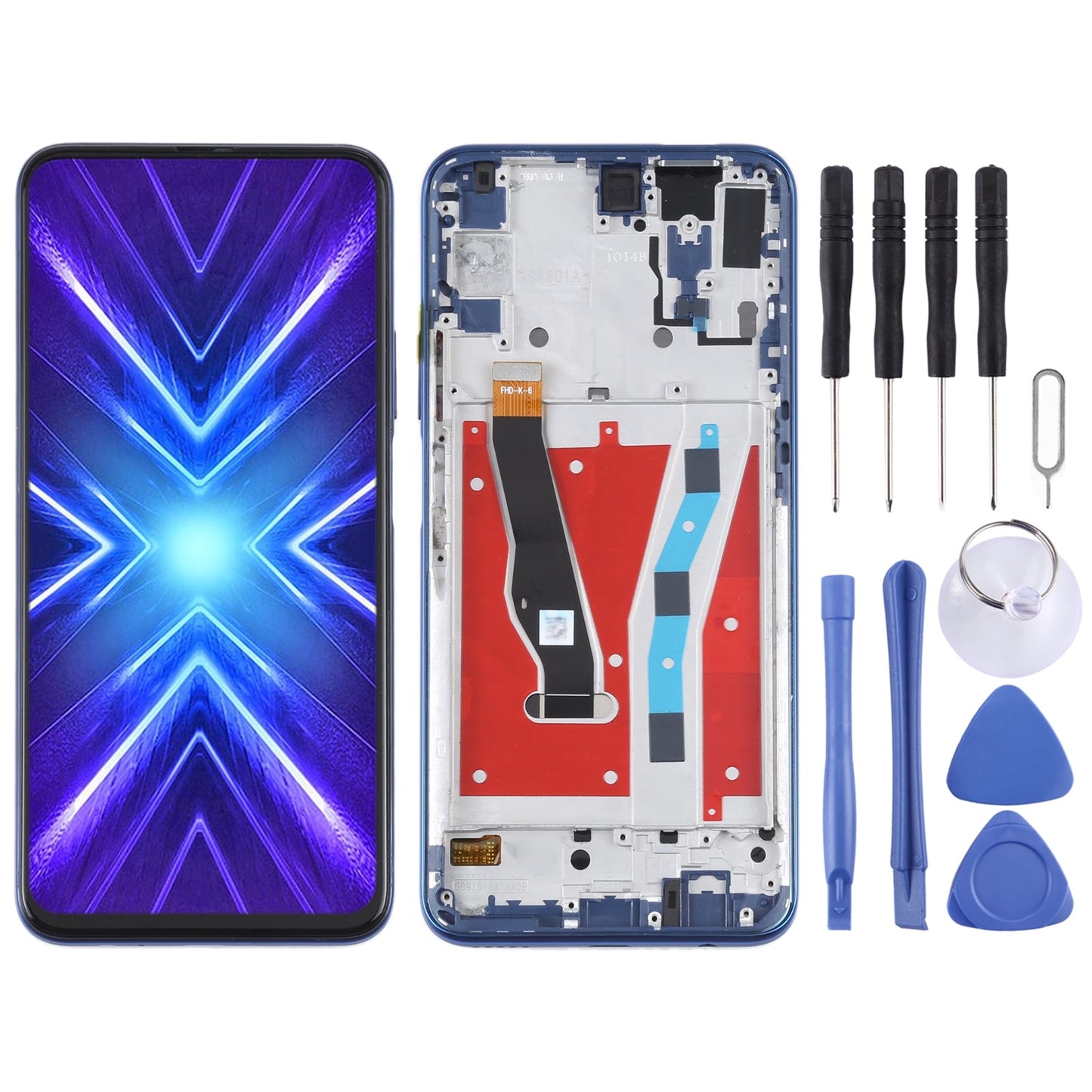 Original LCD Screen For Honor 9X Pro / Huawei Y9s Digitizer Full Assembly with Frame(Dark Blue)