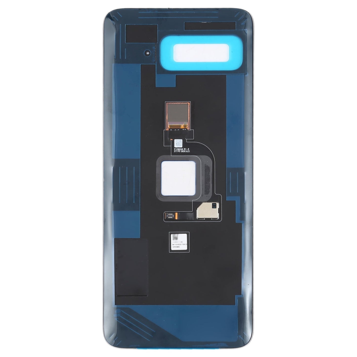 Glass Battery Back Cover for Asus Smartphone for Snapdragon Insiders, Fingerprint Hole(Dark Blue)
