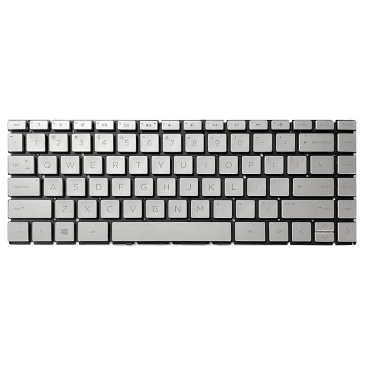 US Version Keyboard with Backlight For HP Pavilion x360 14-CE 14-DH 14-cd 14m-cd 14t-cd 14-CE000 L47854-171 (Silver)