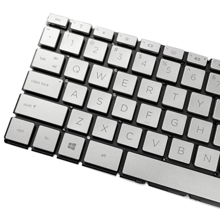 US Version Keyboard with Backlight For HP Pavilion x360 14-CE 14-DH 14-cd 14m-cd 14t-cd 14-CE000 L47854-171 (Silver)