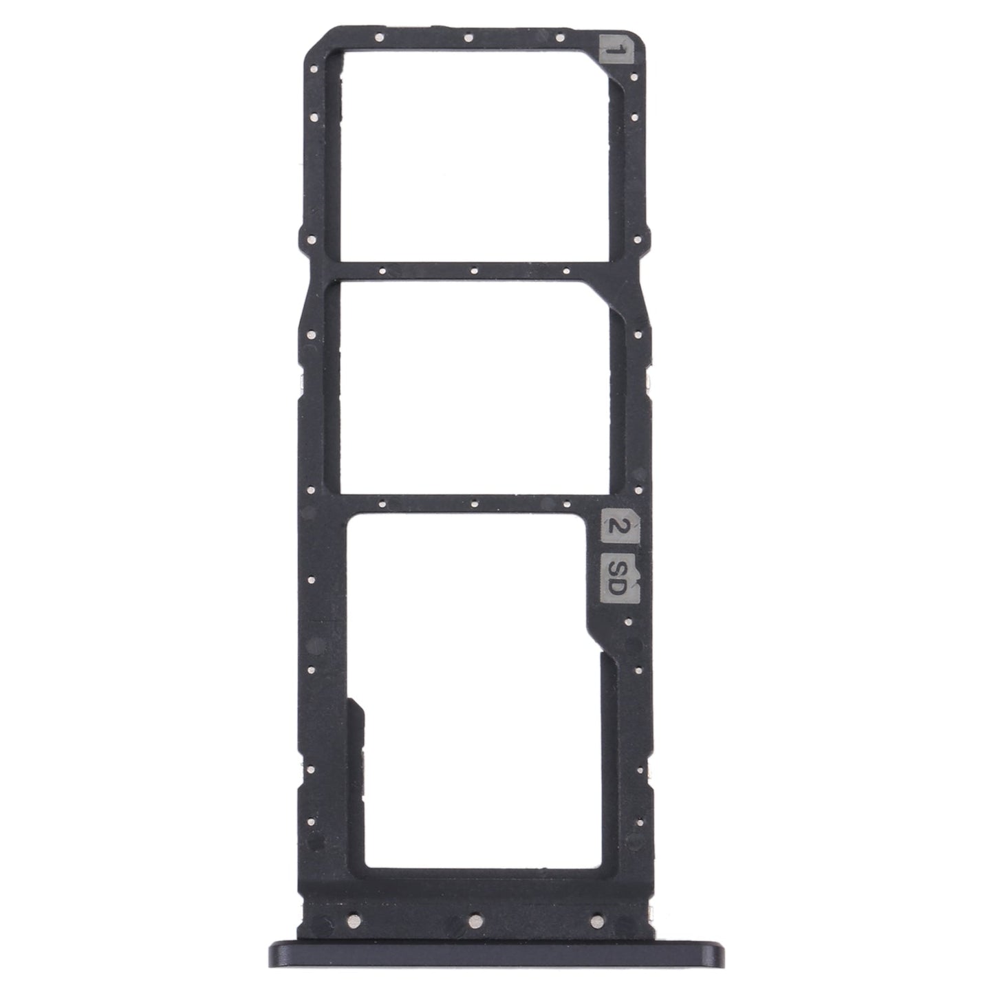 For Asus Zenfone 8 Flip ZS672KS SIM Card Tray + SIM Card Tray + Micro SD card tray (Grey)