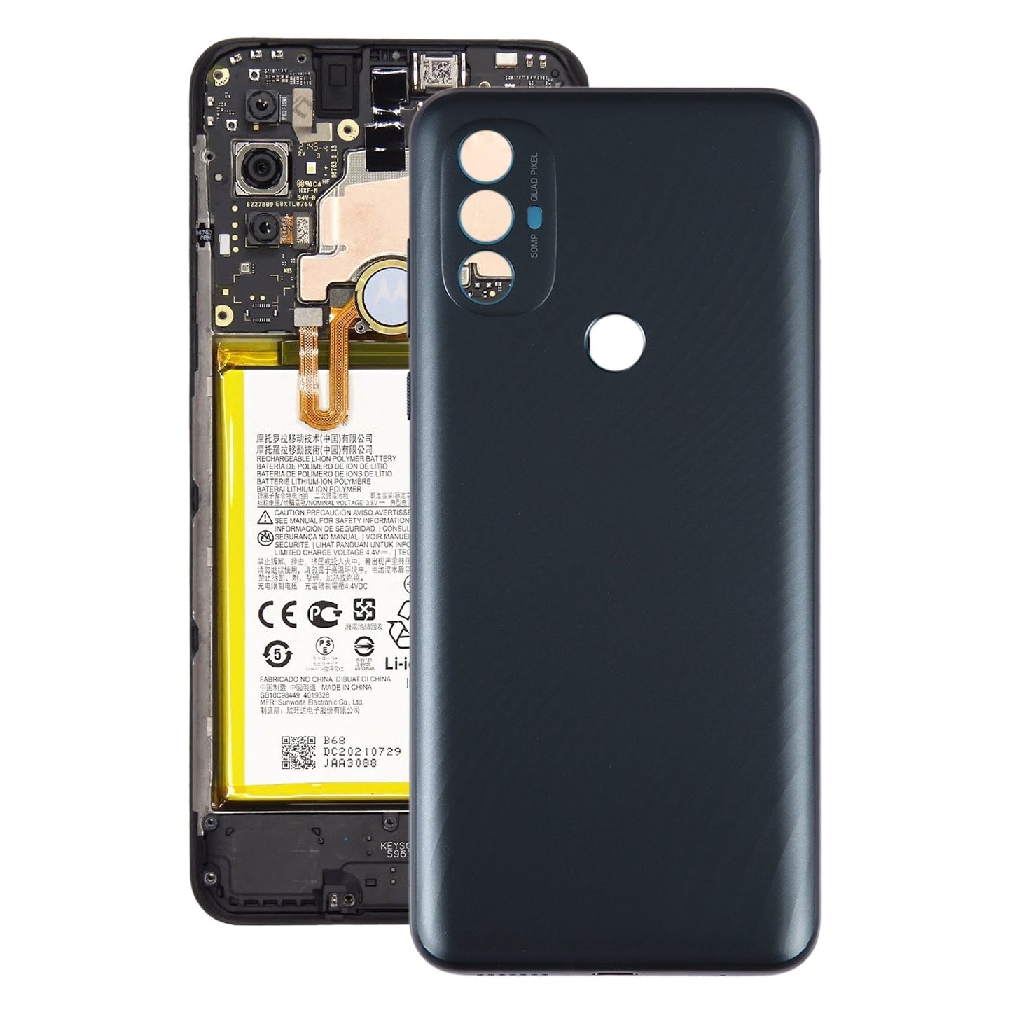 For Motorola Moto G Power 2022 Original Battery Back Cover(Black)