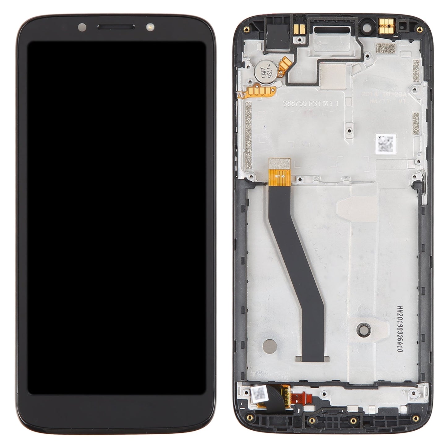 Original LCD Screen For Motorola Moto E5 Play Go Digitizer Full Assembly With Frame(Black)