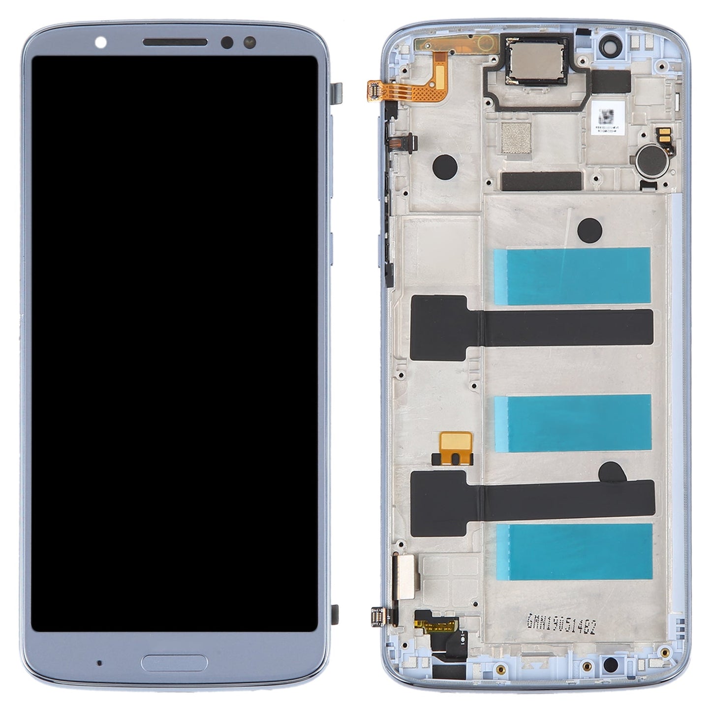 Original LCD Screen For Motorola Moto G6 Plus Digitizer Full Assembly With Frame(Blue)