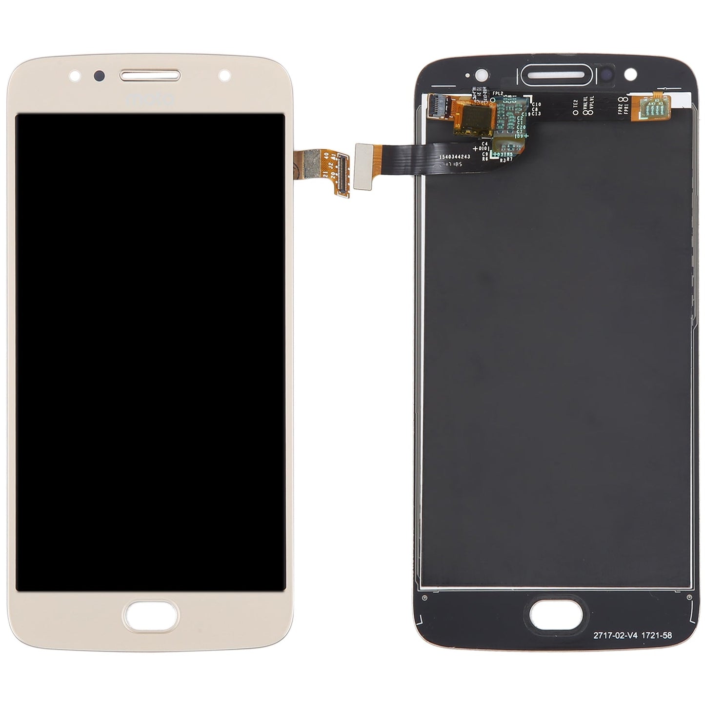 Original LCD Screen For Motorola Moto G5s with Digitizer Full Assembly(Gold)