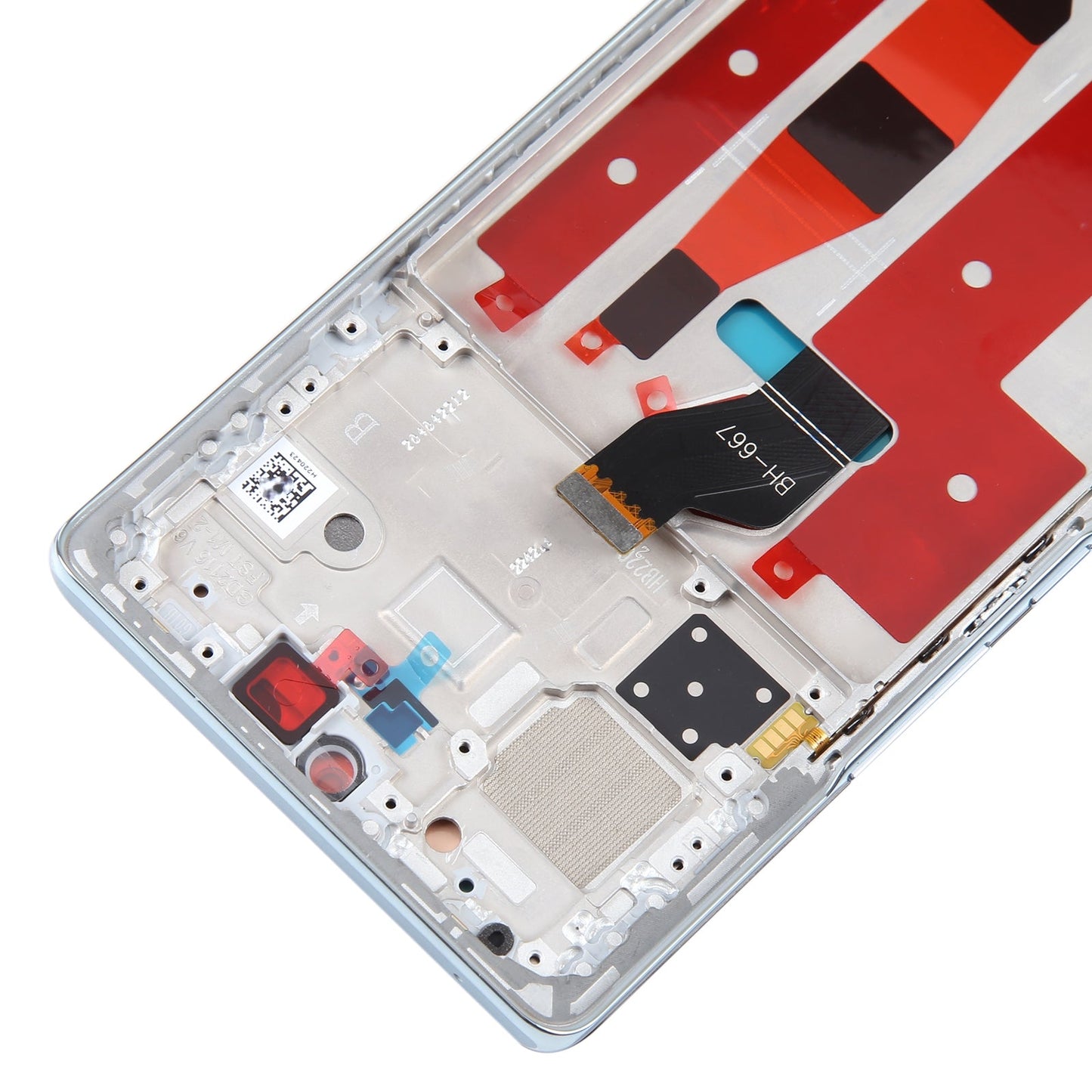 Original LCD Screen For Honor 70 Digitizer Full Assembly with Frame(Blue)