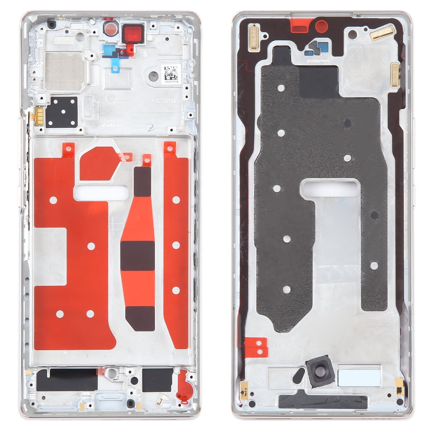 For Honor 70 Front Housing LCD Frame Bezel Plate(Gold)