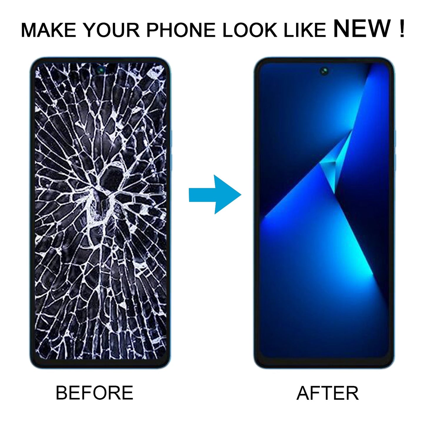 For Tecno Pova 5 LH7n OEM LCD Screen with Digitizer Full Assembly