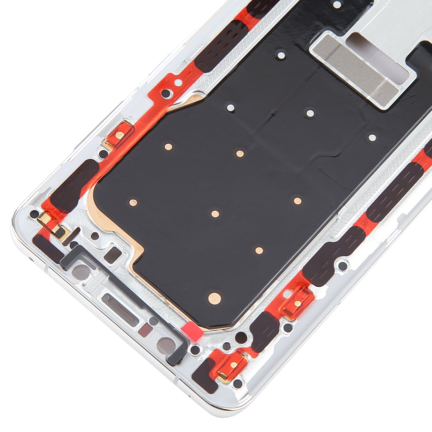 For Huawei Mate 50 Pro Front Housing LCD Frame Bezel Plate(Gold)
