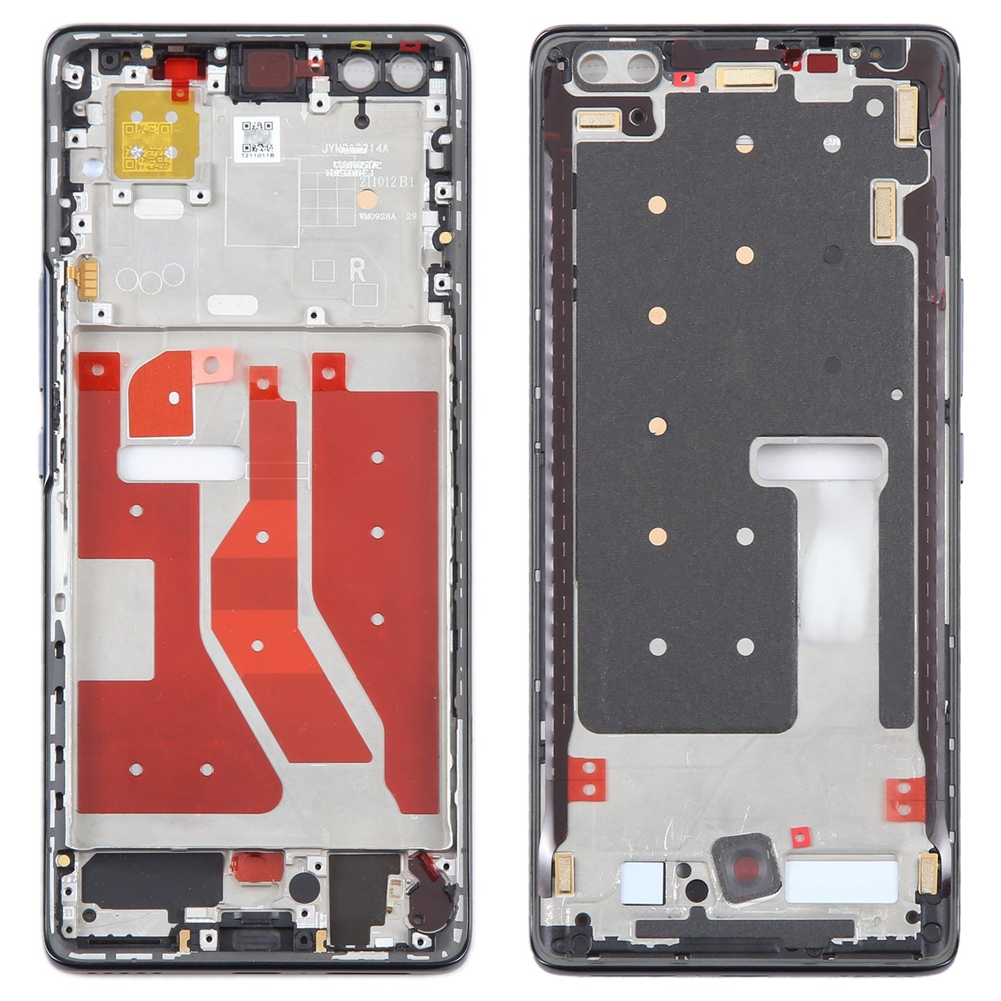 For Huawei nova 9 Pro Front Housing LCD Frame Bezel Plate(Black)