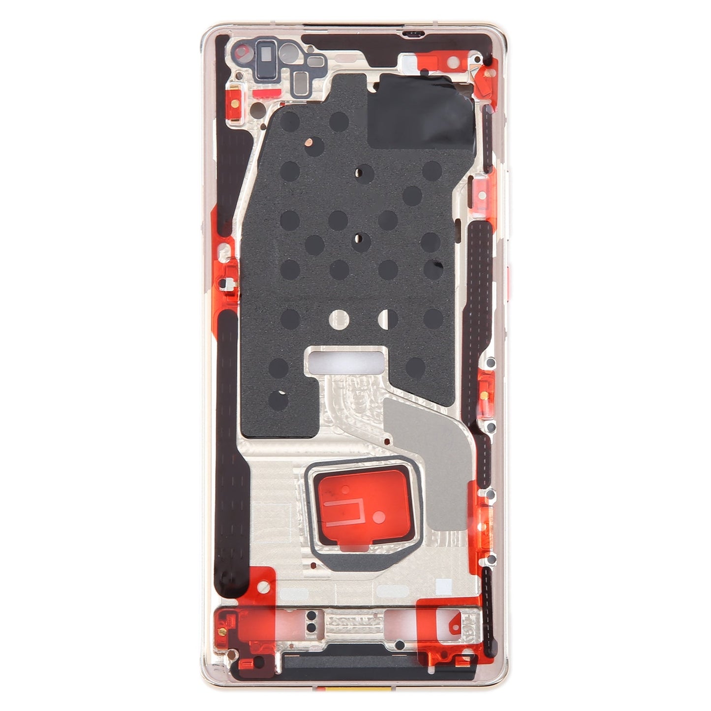 For Huawei Mate 40 Pro Front Housing LCD Frame Bezel Plate(Gold)
