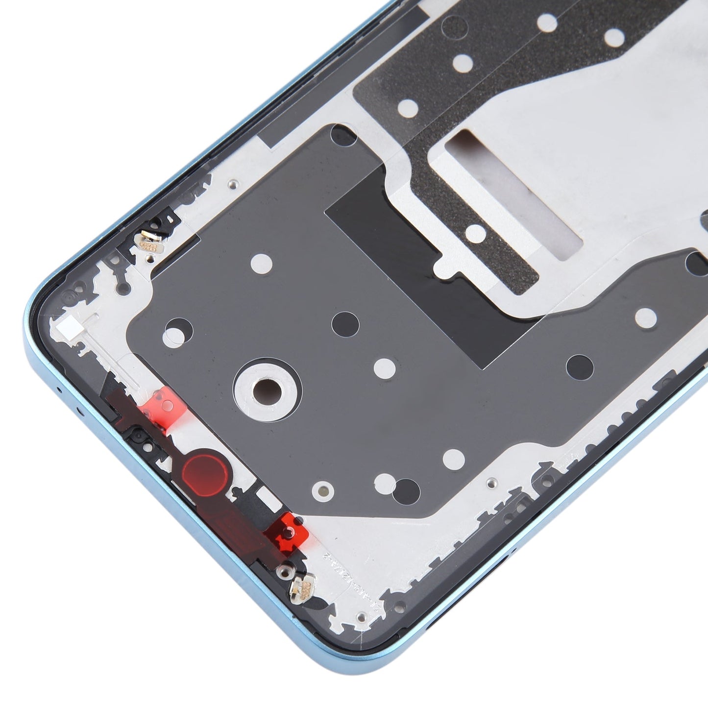 For Honor X8a Front Housing LCD Frame Bezel Plate(Blue)