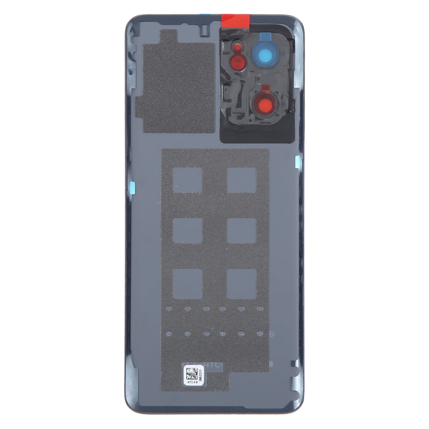 For OPPO Reno7 5G Original Battery Back Cover with Camera Lens Cover(Black)