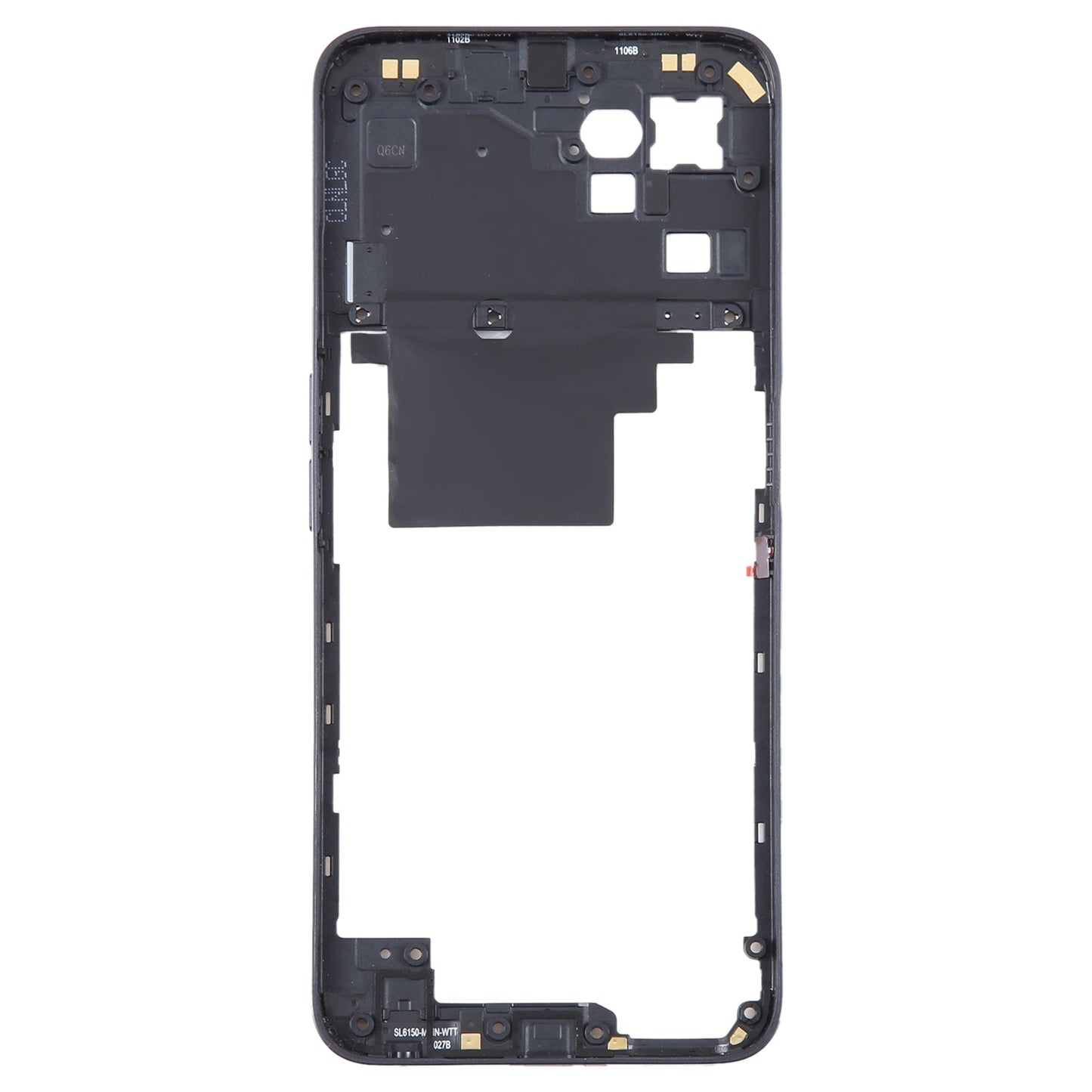 For Realme C35 Original Middle Frame Bezel Plate (Black)