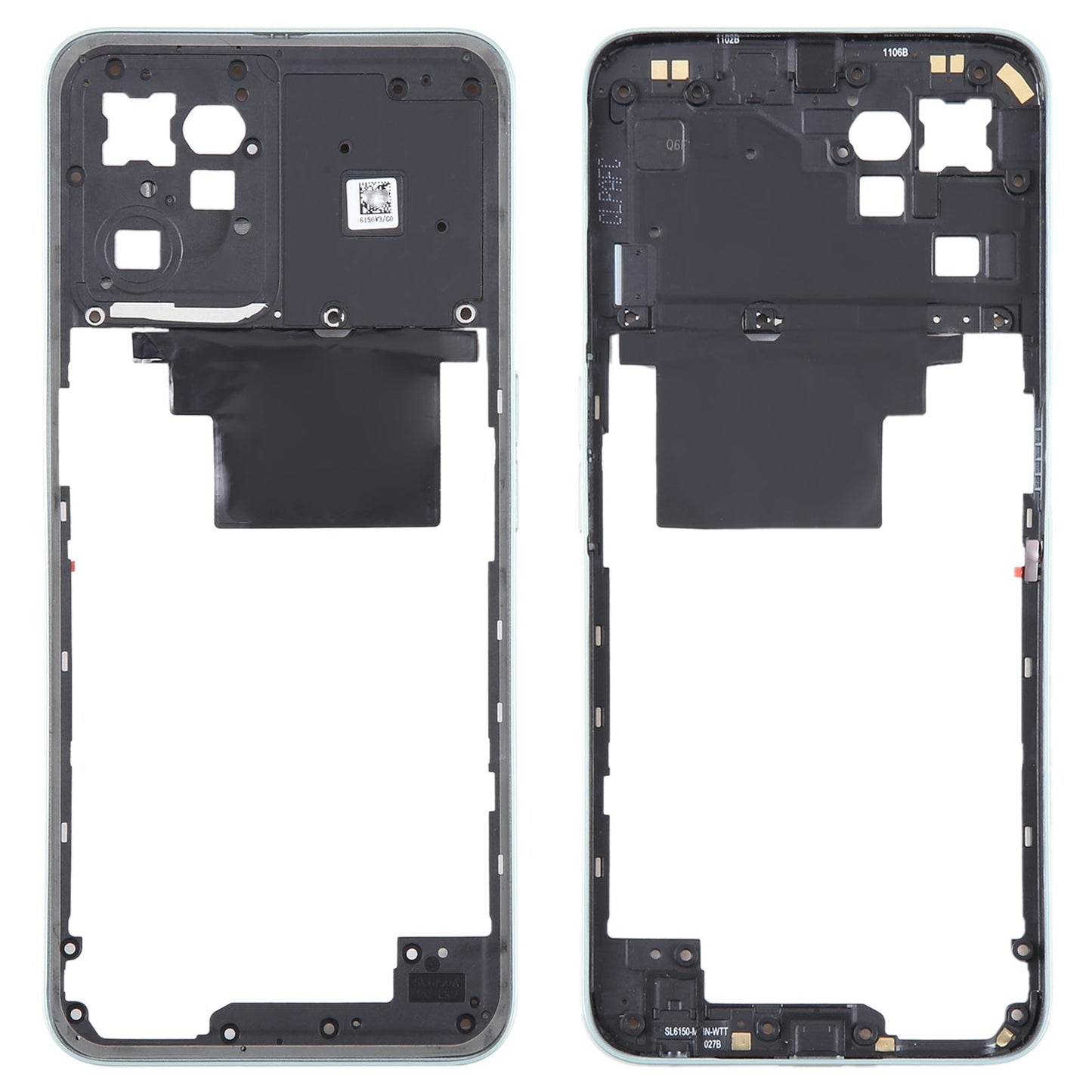 For Realme C35 Original Middle Frame Bezel Plate (Green)