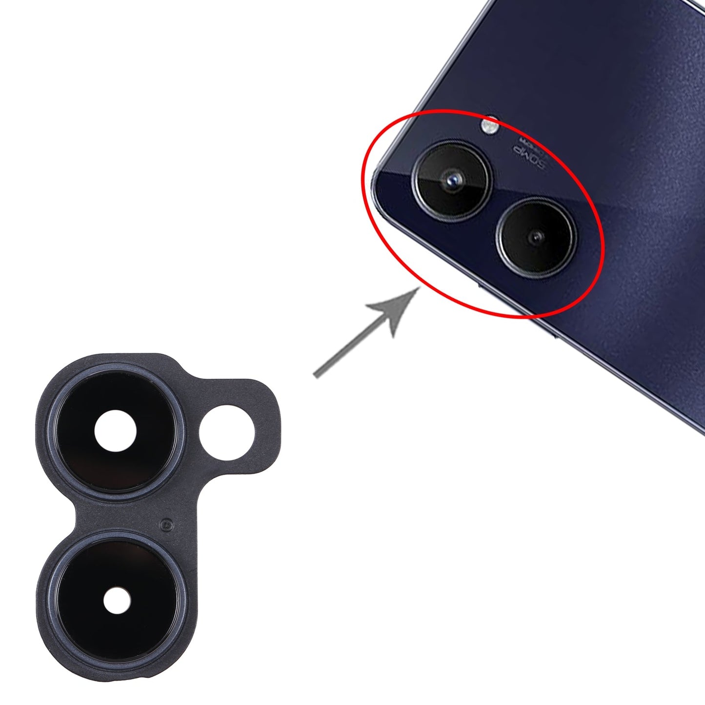 For Realme 10 Original Camera Lens Cover (Black)