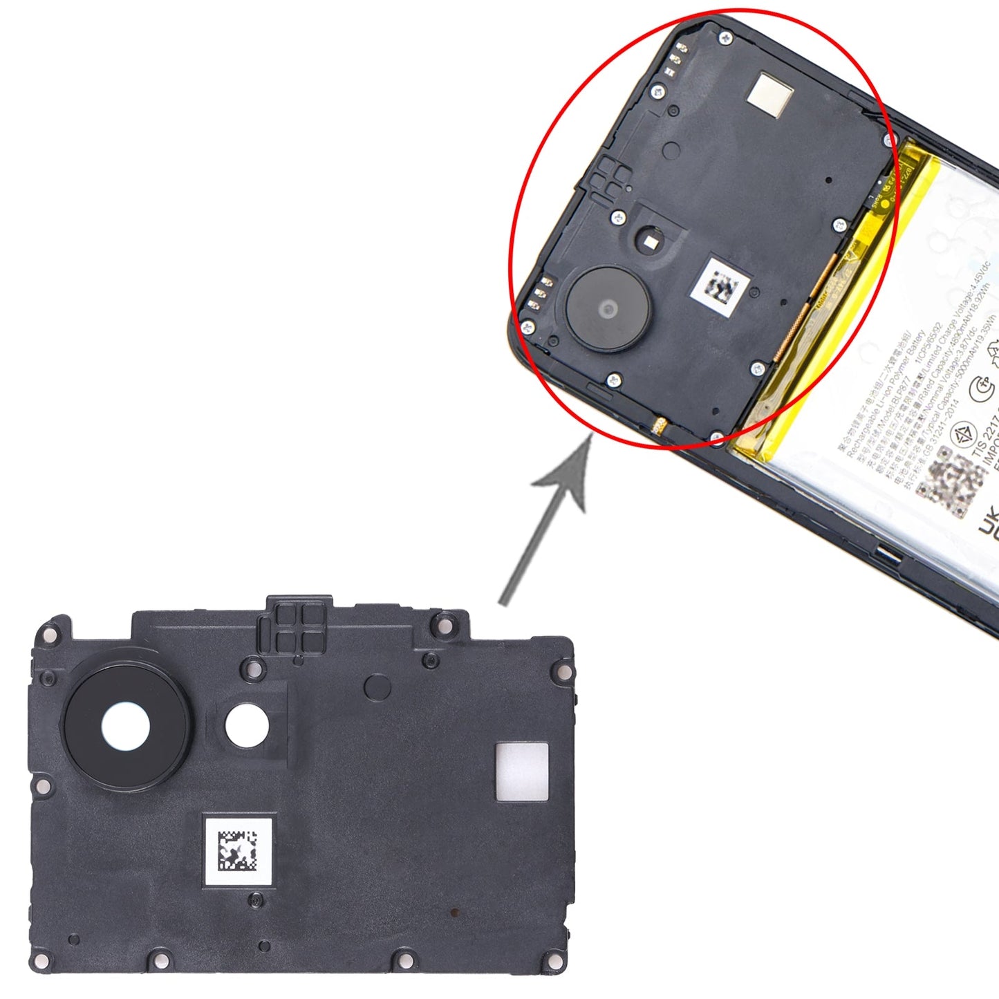 For Realme C30 Original Camera Lens Cover (Black)