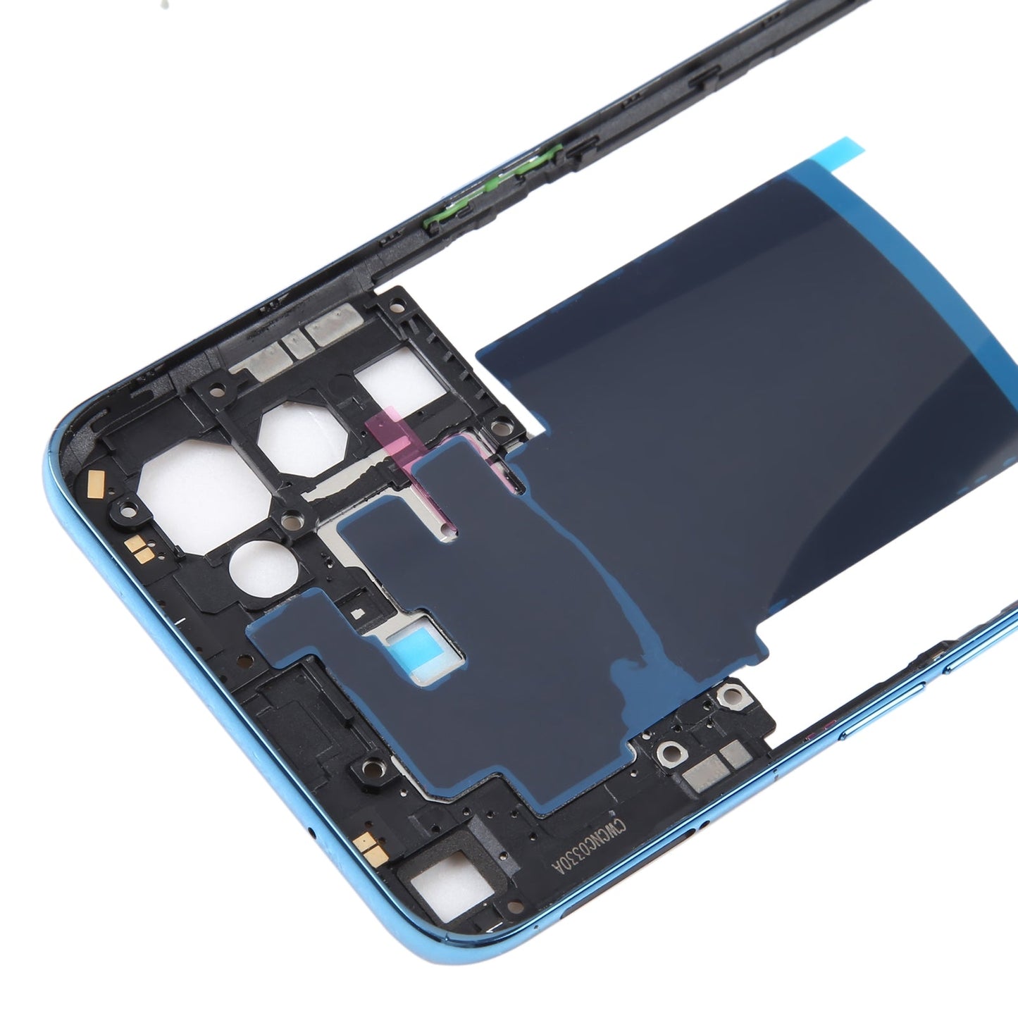 For OPPO Find X3 Lite Original Middle Frame Bezel Plate (Blue)