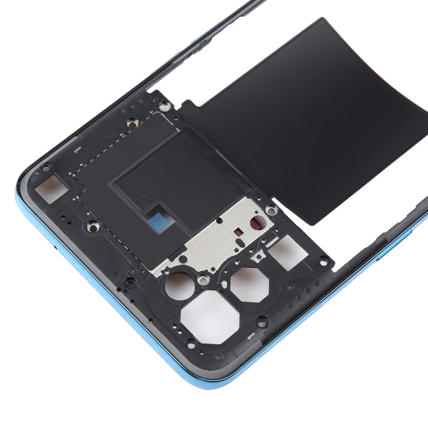 For OPPO Reno5 5G Original Middle Frame Bezel Plate (Blue)