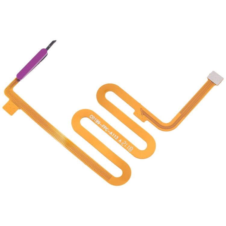 For Infinix Note 10 Pro NFC X695 Original Fingerprint Sensor Flex Cable (Purple)