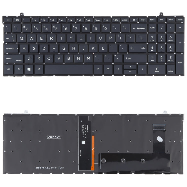 For HP ProBook 450 G9 455 G9 455R G9 HSN-Q34C-4 US Version Keyboard with Backlight