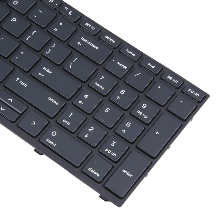 For HP Probook 450 G5 455 G5 470 G5 650 G4 650 G5 US Version Keyboard with Backlight (Black)