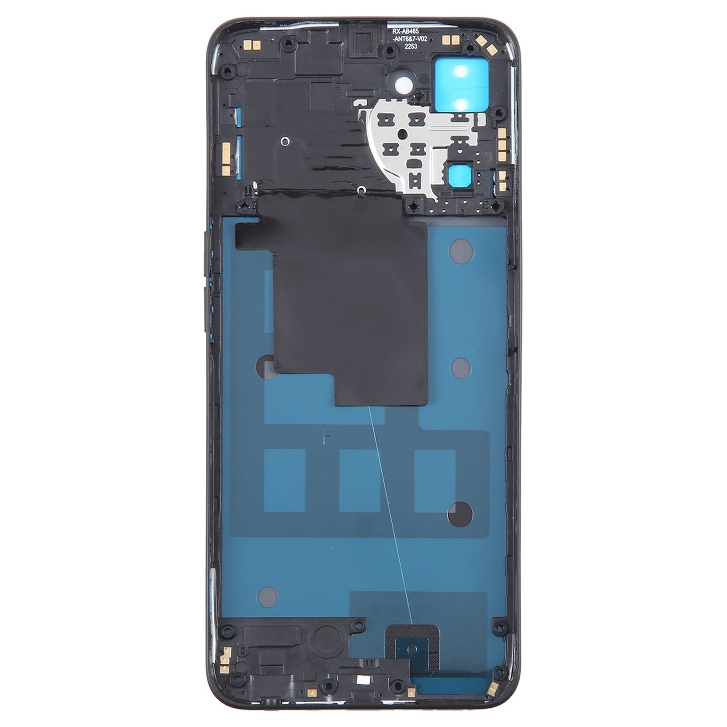 For Realme V30 Original Battery Back Cover with Middle Frame(Black)