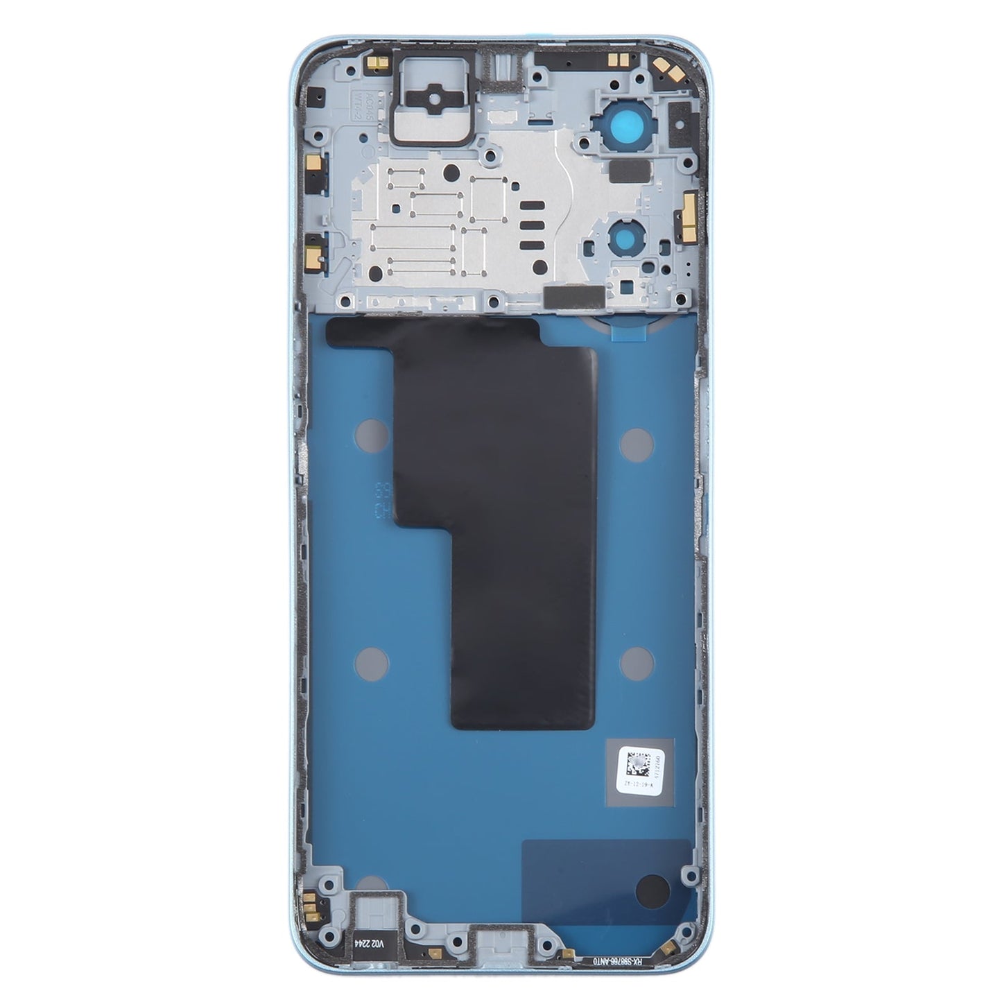 For OPPO A58 5G Original Battery Back Cover with Middle Frame(Blue)