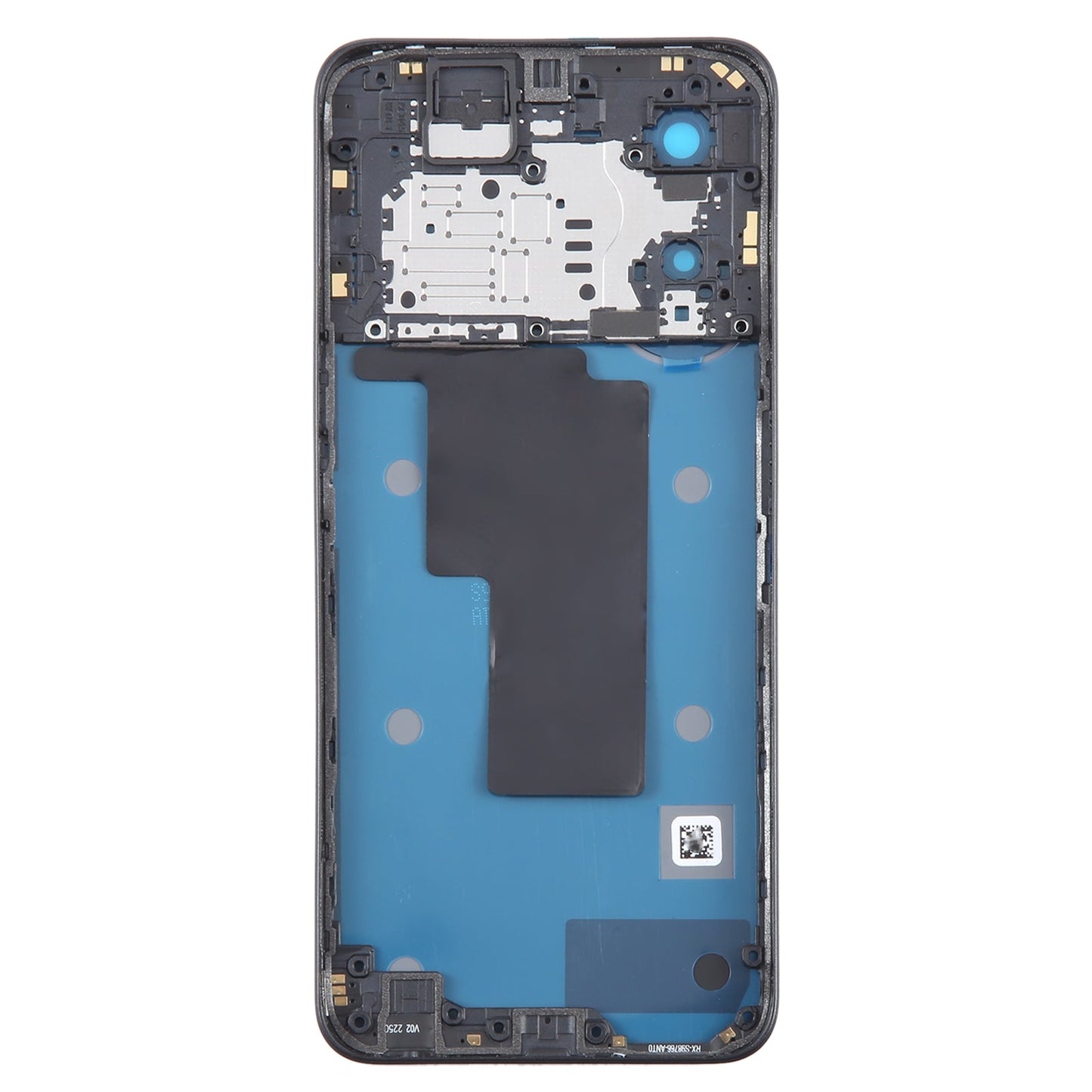 For OPPO A78 Original Battery Back Cover with Middle Frame(Black)