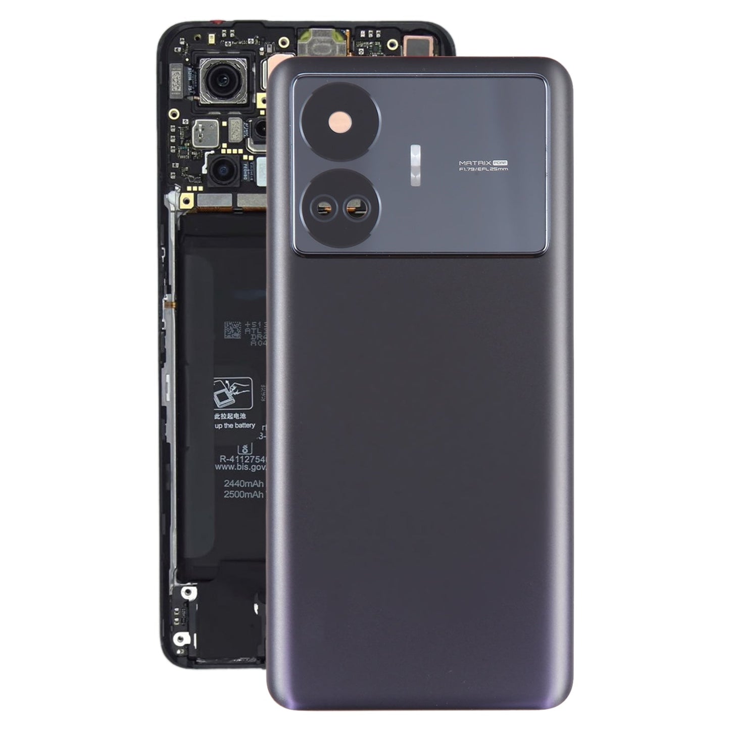 For Realme GT Neo5 SE Original Battery Back Cover(Black)