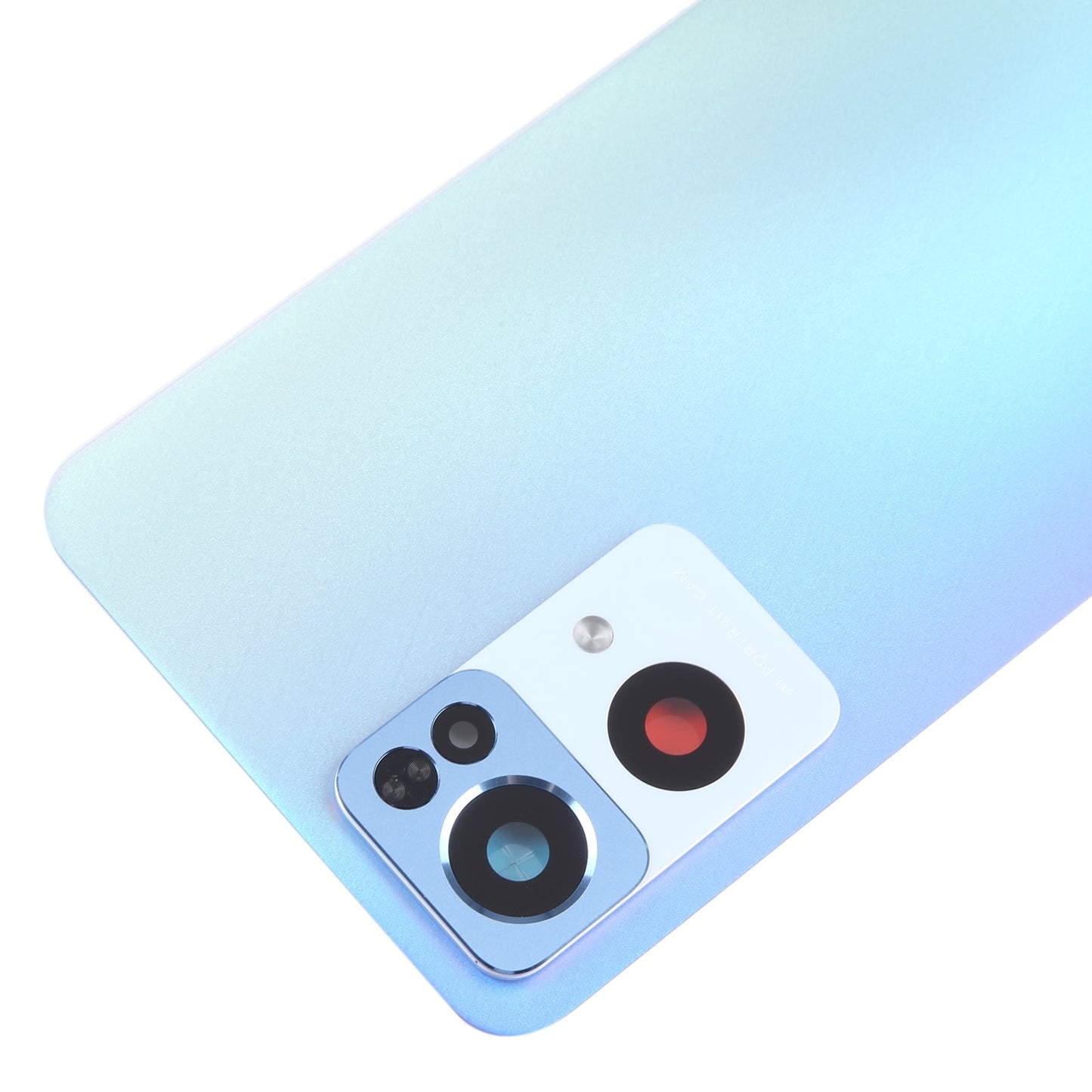 For OPPO Reno7 Pro Original Battery Back Cover with Camera Lens Cover(Blue)