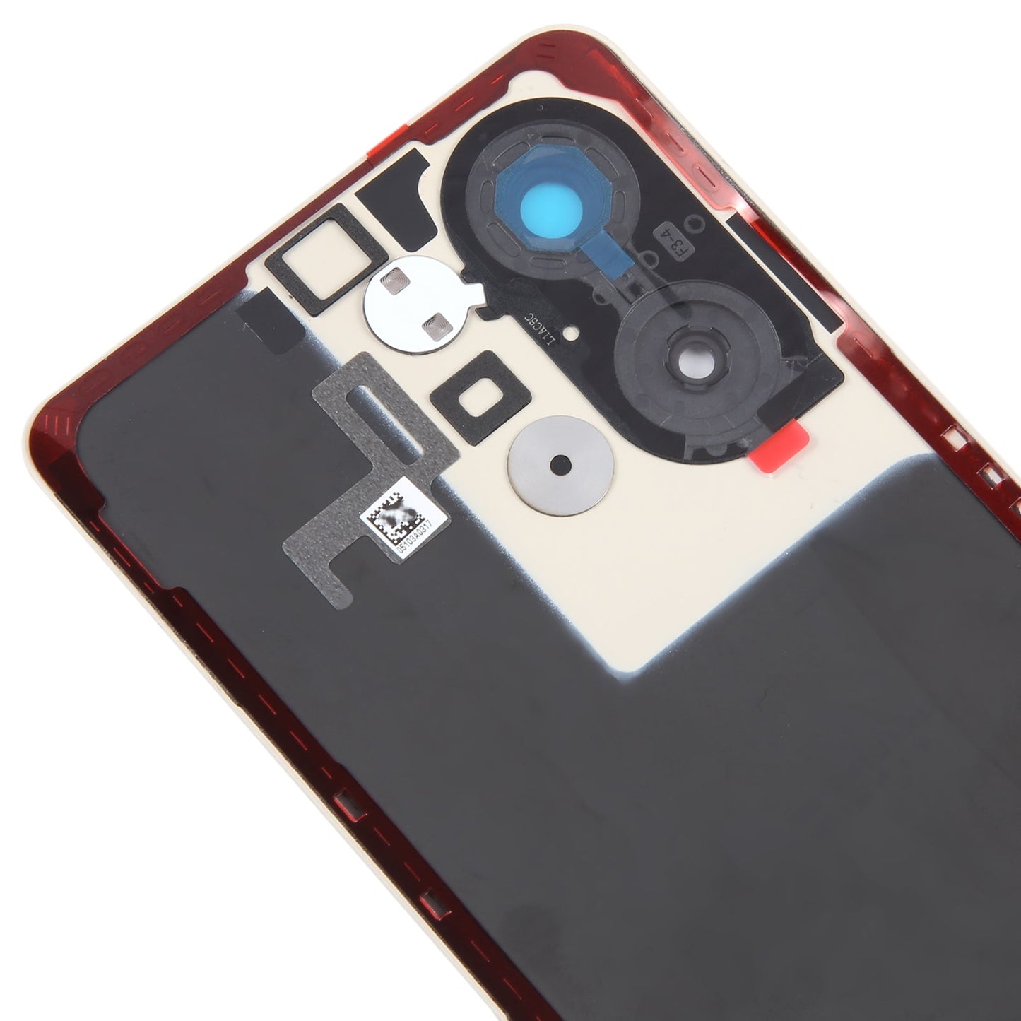 For OPPO Reno9 Original Battery Back Cover with Camera Lens Cover(Gold)