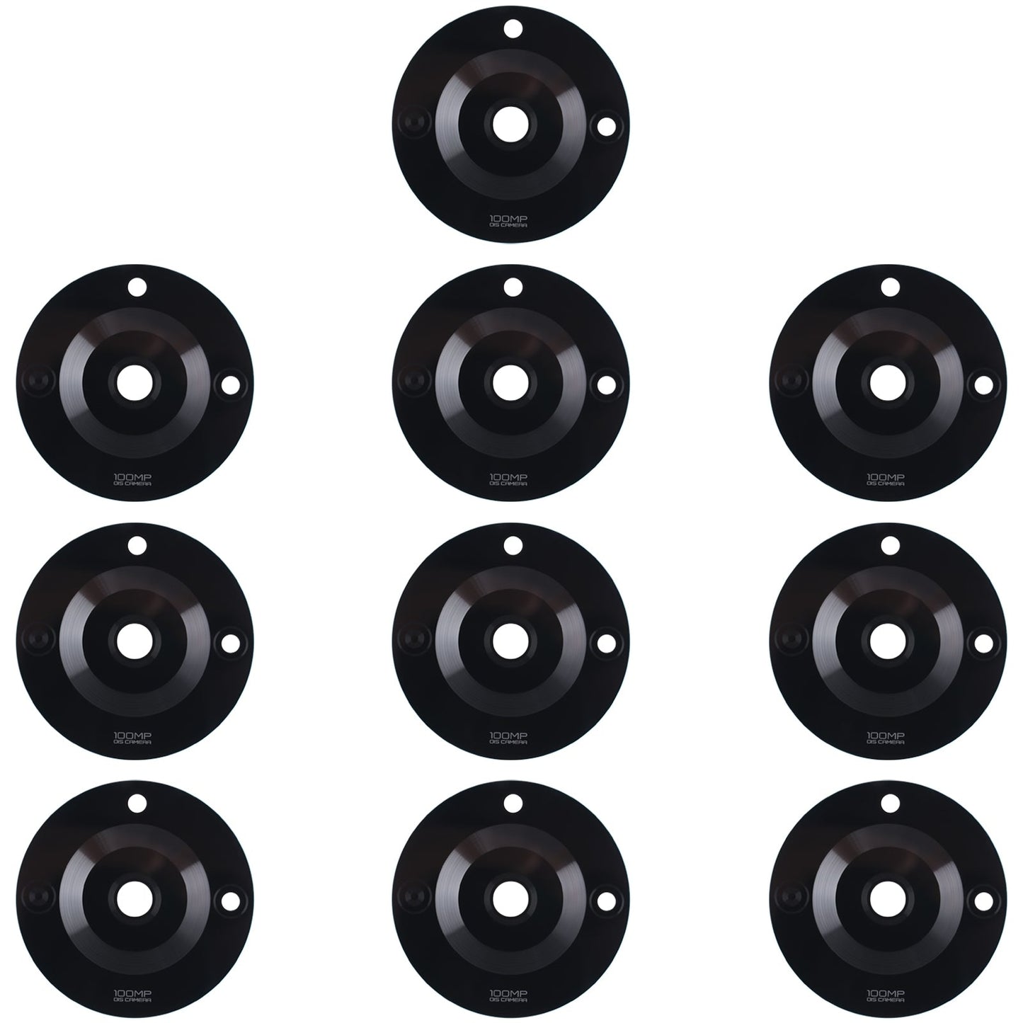 For Realme 11 Pro 10pcs Original Back Camera Lens(Black)