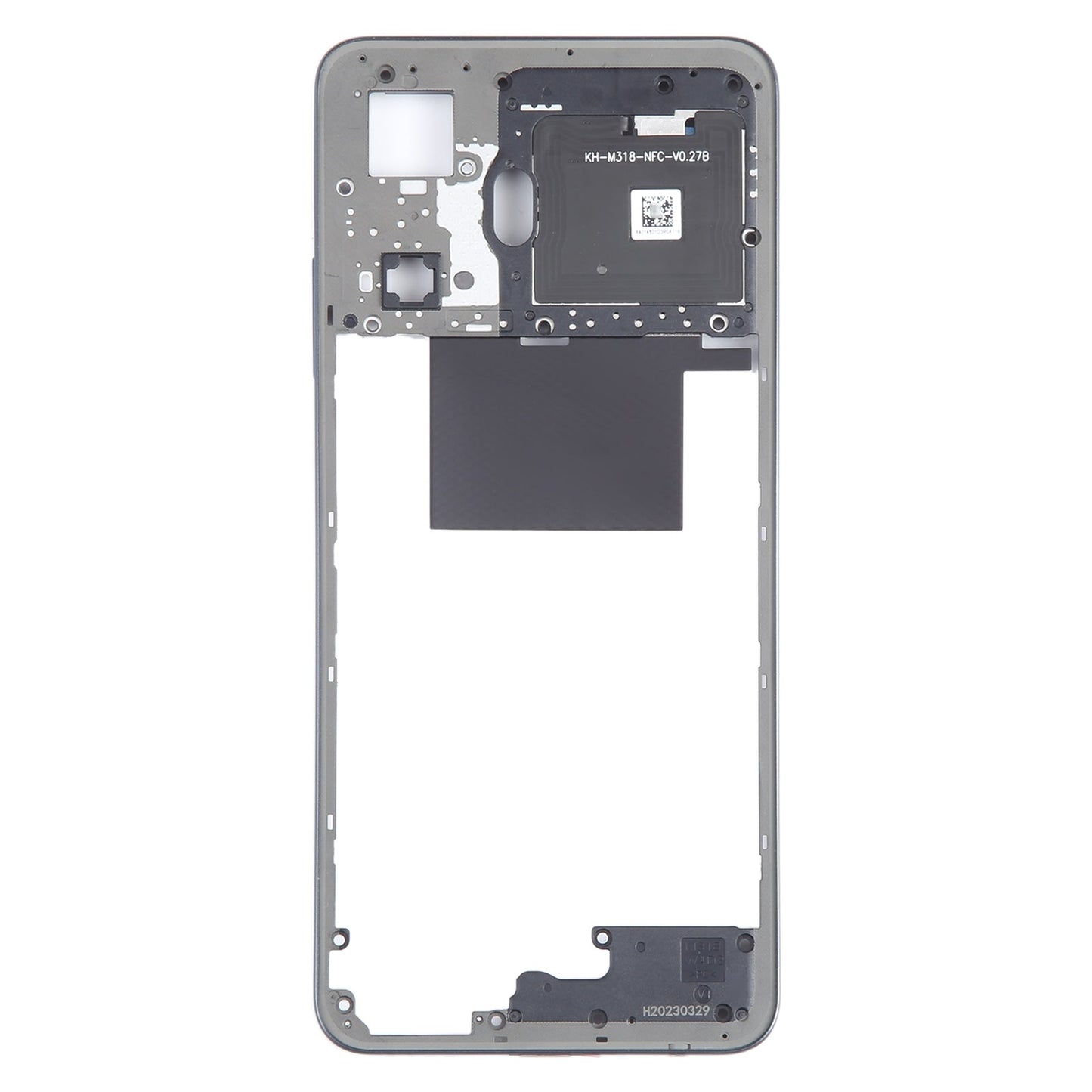 For Realme C55 Original Middle Frame Bezel Plate (Black)